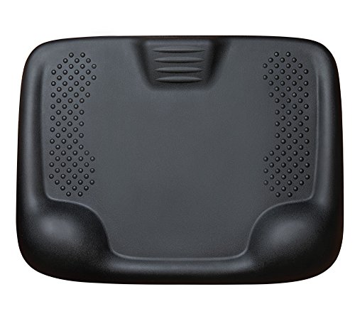 KANGAROO Thick Standing Desk Comfort Anti Fatigue Mat, Raised Terrain Relieves Pressure, Ergonomic Stretching Massaging Durable Support Cushion, Kitchen Office, Garage Foam Pad Accessories, Black