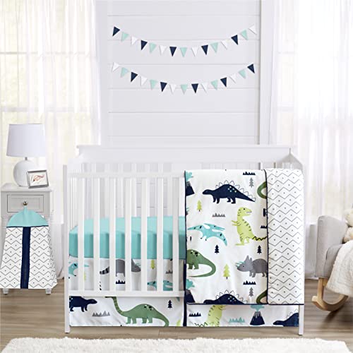 Blue and Green Modern Dinosaur Fabric Memory/Memo Photo Bulletin Board