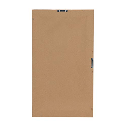 DesignOvation Bosc Framed Linen Fabric Pinboard, 13.5x23.5, White