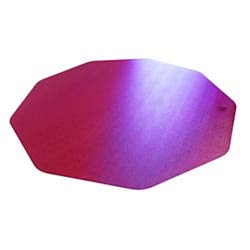 Floortex Pink Gaming Chair Floor Mat Durable 9-Sided Polycarbonate Compact 38 x 39 inch Carpet Protector for Gamers Streaming and VR