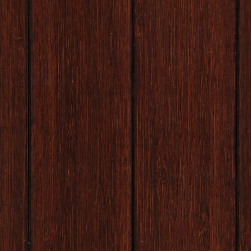Anji Mountain Bamboo Roll-Up Chair Mat with Lip, Dark Cherry, 44 x 52", 5mm Thick