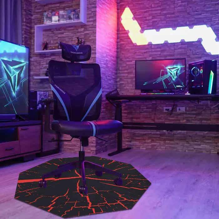 Anti-Slip Octagon Chair Mat for Hardwood Floors