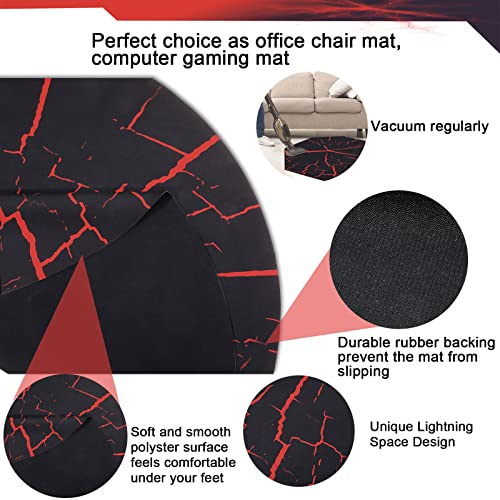 Anti-Slip Octagon Chair Mat for Hardwood Floors