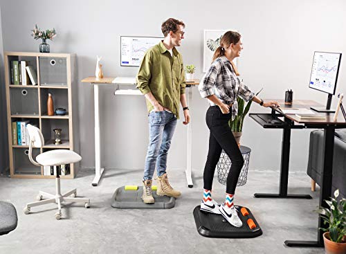 FEZIBO Standing Desk Anti Fatigue Mat with Ergonomic Design Comfort Floor Mat