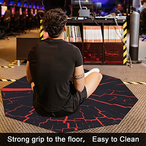 Anti-Slip Octagon Chair Mat for Hardwood Floors