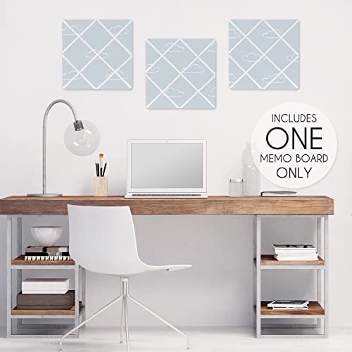Blue Clouds Photo Bulletin Board for Aviator Decor