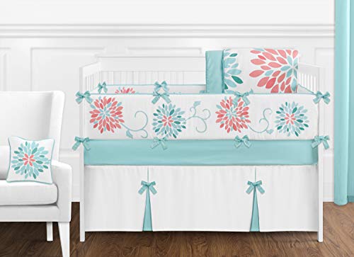 Fabric Memory/Memo Photo Bulletin Board for Turquoise and Coral Emma Collection