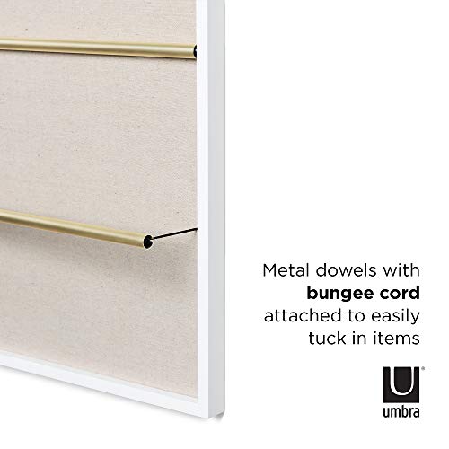 Umbra Tucker French-memo-Boards, White/Nickel