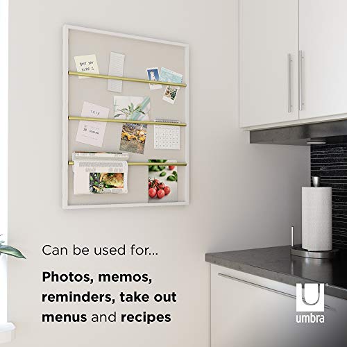 Umbra Tucker French-memo-Boards, White/Nickel