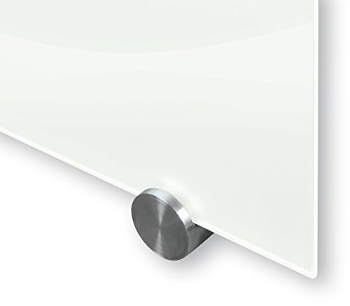 Best-Rite 72 x 48 x 1/8 Inches Visionary Magnetic Glass Whiteboard, Frameless, Glossy White,