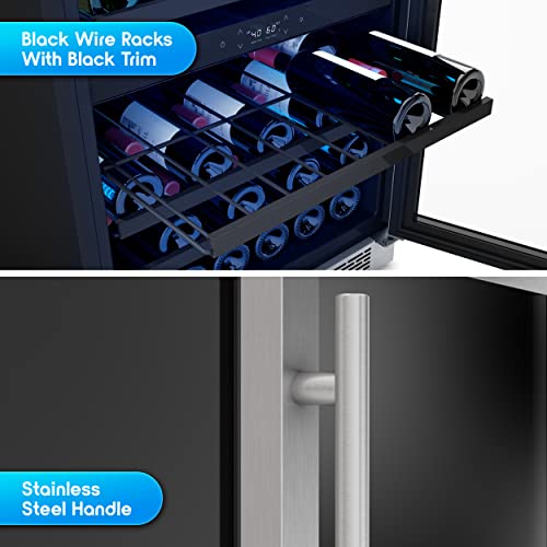Zephyr Brisas 24 Inch Brisas Dual Zone Wine Cooler From cool to cold, two temperature zones give you tons of flexibility when storing red and white and pink wines.