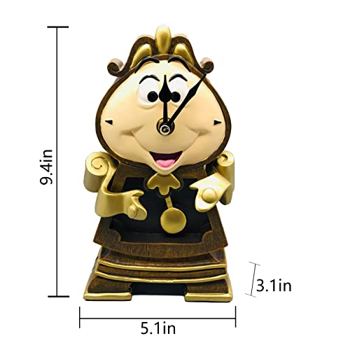 LJWW Beauty and The Beast Candle Holder Candle Holder Ornament Alarm Clock Ornament Retro Home Decoration Collection Resin Ornament- Birthday Gift (1 Set Contains 3)