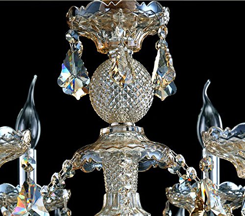 Generic Island Lights Crystals Chandelier 15 Lights Ceiling Fixtures Color Cognac
