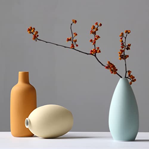 Minimalist Ceramic Vase Set for Rustic Décor