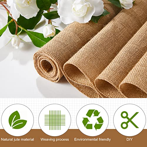 30 Pcs Rustic Burlap Wedding Table Runners