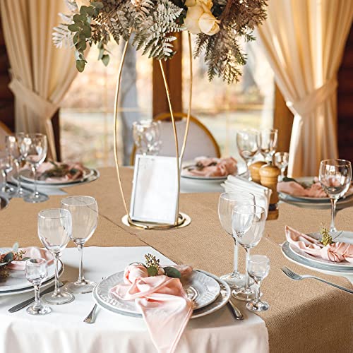 30 Pcs Rustic Burlap Wedding Table Runners