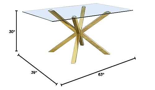 Best Quality Furniture Dining Table Only Gold