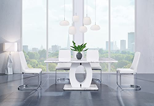 Global Furniture USA Dining Table, Marble