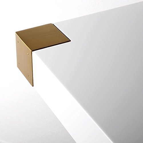 TOV Furniture The Adeline Collection Modern Handcrafted Lacquer Finished Wood & Stainless Steel Dining Table, White