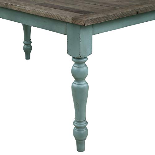 Roundhill Furniture Prato 6-Piece Table Set with Cross Back Chairs and Dining Bench, Multicolor
