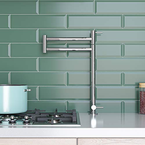ALFI brand AB5018-PSS Retractable Pot Filler Faucet, Polished Stainless Steel