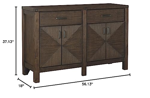 Signature Design by Ashley Dellbeck Dining Room Server, Brown