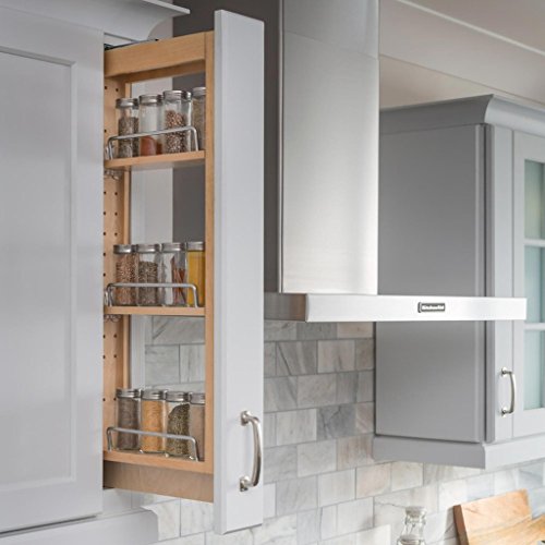 Hardware Resources WFPO630 Wall Cabinet Filler Pullout, Hard Maple