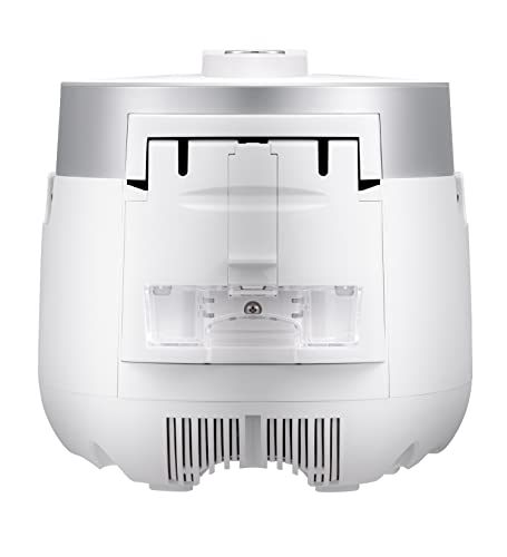 CUCKOO CRP-LHTR1009F | 10-Cup (Uncooked) Twin Pressure Induction Heating Rice Cooker | 16 Menu Options: High/Non-Pressure Steam & More, Stainless Steel Inner Pot, Made in Korea | White