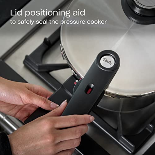 Fissler Vitavit Premium Pressure Cooker with Steamer Insert, 6.3 Quarts
