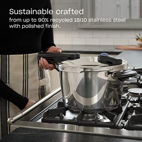 Fissler Stainless Steel Vitaquick Pressure Cooker, For All Cooktops, 4.8 Quarts