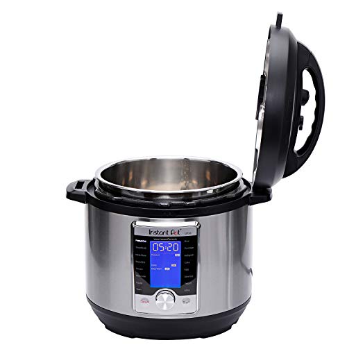 Instant Pot Ultra, 10-in-1 Pressure Cooker, Slow Rice Cooker, Yogurt /Cake Maker, Egg Cooker, Sauté, and more, Includes Free App with over 1900 Recipes. Stainless Steel, 6 Quart
