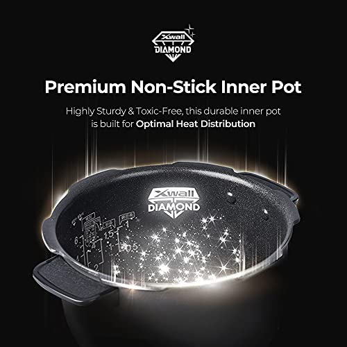 CUCKOO CRP-RT0609FB | 6-Cup (Uncooked) Twin Pressure Rice Cooker & Warmer | 12 Menu Options: High/Non-Pressure Steam & More, Made in Korea | Black
