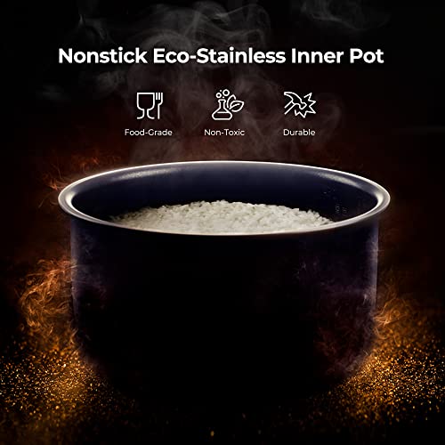 CUCKOO CRP-CHSS1009FN Induction Heating Pressure Rice Cooker, 10 cups, Metallic