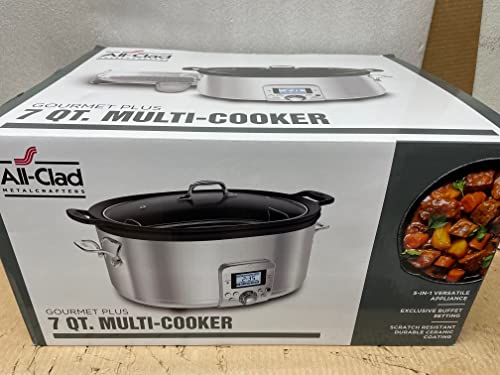 All-Clad 7-qt Gourmet Plus Slow 1200 Watt Cooker with All-In One Browning