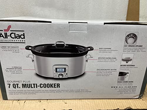 All-Clad 7-qt Gourmet Plus Slow 1200 Watt Cooker with All-In One Browning