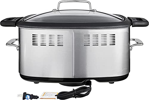 Cuisinart MSC-800 7-Quart 4-in-1 Cook Central Multicooker, Stainless Steel/Black