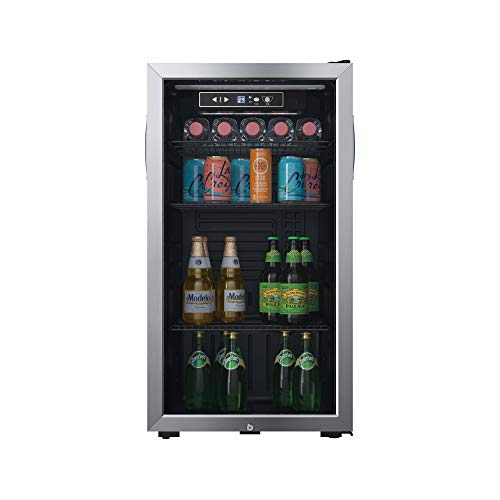 EdgeStar BWC121SSLT 18 Inch Wide 80 Can Capacity Ultra Low Temp Beverage Center