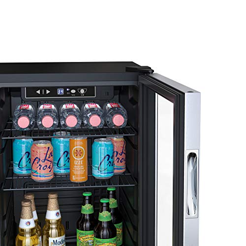 EdgeStar BWC121SSLT 18 Inch Wide 80 Can Capacity Ultra Low Temp Beverage Center