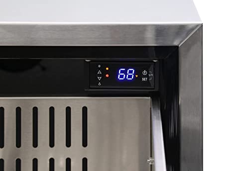 24" Waterproof Indoor/Outdoor Drawer Fridge, Stainless Steel