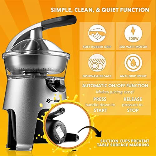 Stainless Steel Electric Citrus Juicer Squeezer