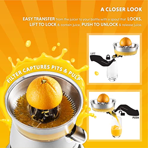 Stainless Steel Electric Citrus Juicer Squeezer