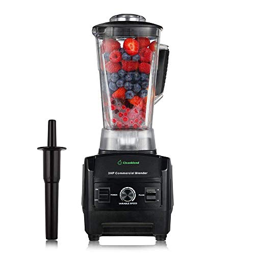 Cleanblend Commercial Blender - 64oz Countertop Blender 1800 Watts - High Performance, High Powered Professional Blender and Food Processor For Smoothies