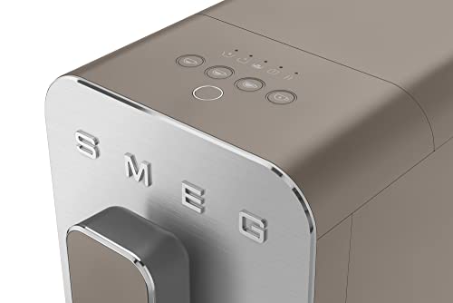 Smeg BCC01TMPUS Fully Automatic Coffee Machine,47 ounce Taupe