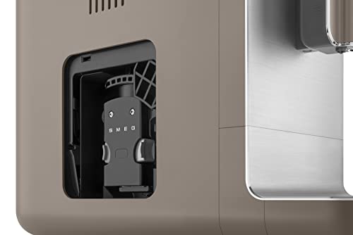 Smeg BCC01TMPUS Fully Automatic Coffee Machine,47 ounce Taupe