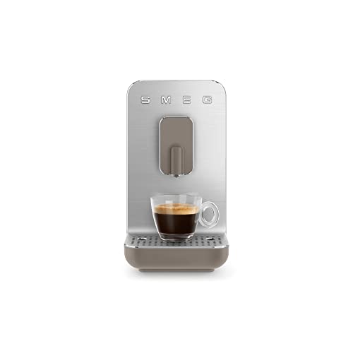 Smeg BCC01TMPUS Fully Automatic Coffee Machine,47 ounce Taupe