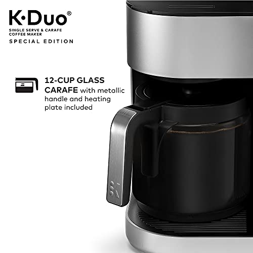 Keurig® K-Duo Special Edition Single Serve K-Cup Pod & Carafe Coffee Maker, Silver