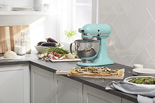 KitchenAid KSM150PSAQ Artisan Series 5-Qt. Stand Mixer with Pouring Shield - Aqua Sky