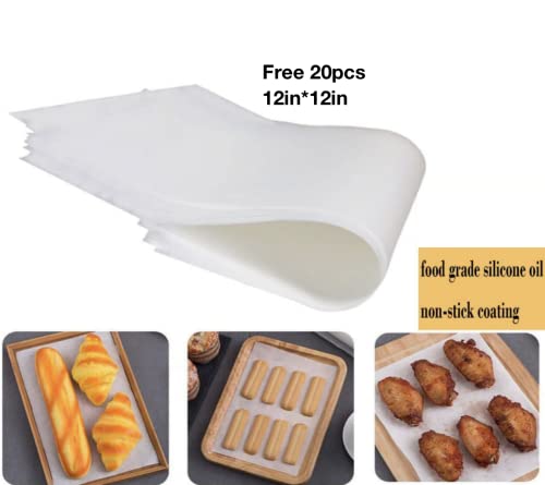 Cake Square Pan Sets for Baking + Cake Decorating Supplies: 4 Non-Stick Springform Pans Set (8.5,9.5, 10, 11 inches), Icing Tips, Cake Leveler – Multi-functional Leak-Proof CheeseCake Pan & eBook