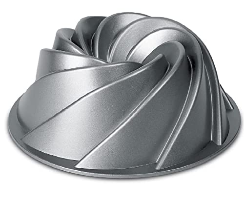 Niezler Hurricane Bunt Cake Pan - 8-Cup Non-Stick Heavy Cast Aluminum Bunt Pan with 4-Layer Coating - Multipurpose Mold for Bunt Cake, Pound Cake, Muffin, or Jello - Oven Safe