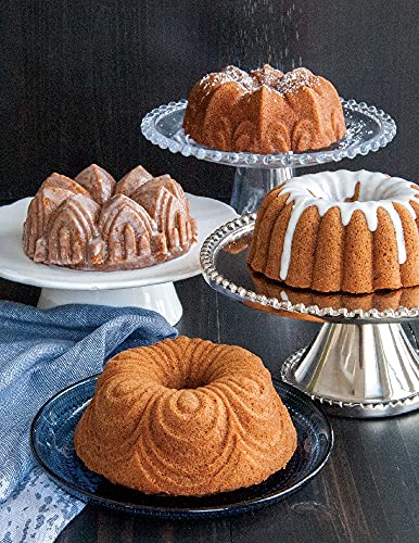 Nordic Ware 91377 Nordicware 9 Cup Bundt Quartet Pan, Gold